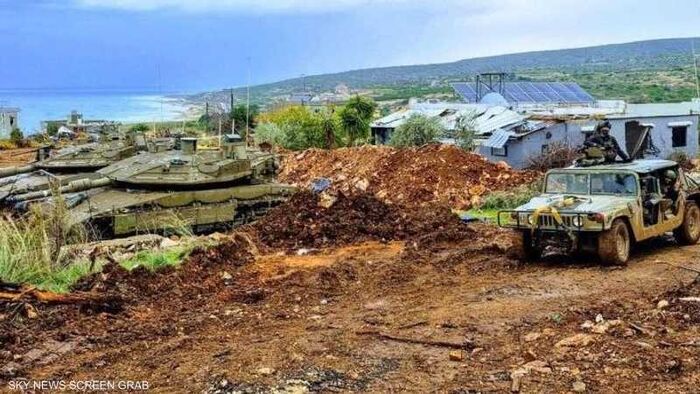 فيديو| الجيش الإسرائيلي يتوغل في خمس مناطق بجنوب لبنان