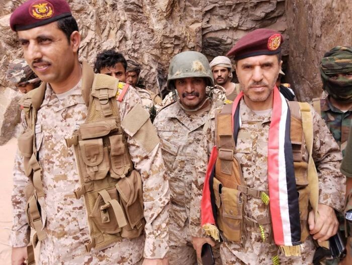 ناطق المقاومة الوطنية يظهر في خطوط النار بجبهة الجوف ويدلي بتصريح