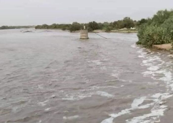 سيول الامطار تجرف آبار مياه ومزارع بعسيلان شبوة