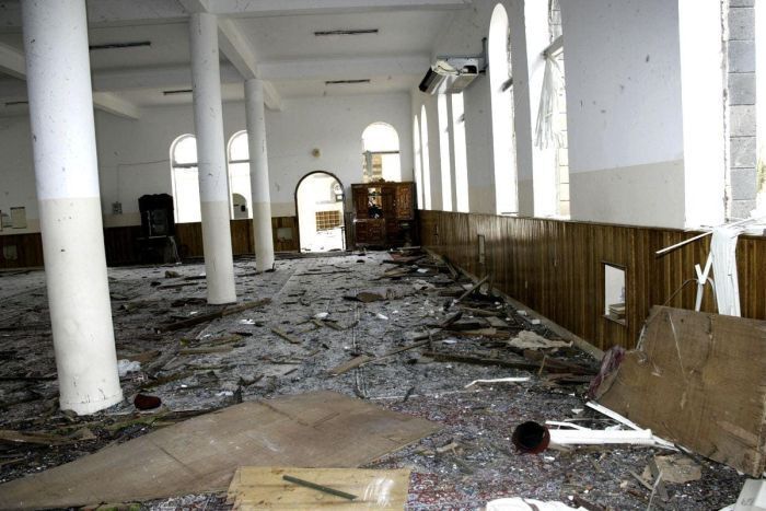 جريمة تفجير جامع دار الرئاسة باكورة الفوضى وبذرة المشروع التدميري في اليمن