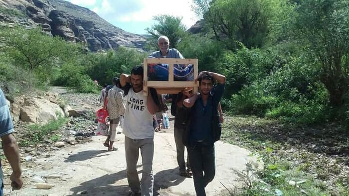الضالع.. جريمة حوثية تغض الأمم المتحدة الطرف عنها ويفضحها "نعش ومُسن حي"
