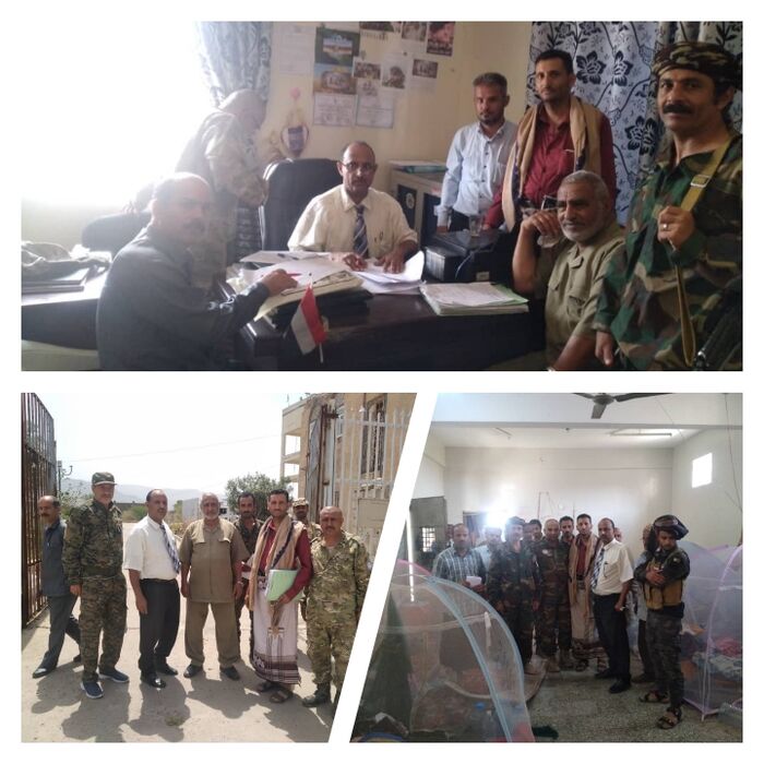 رئيس نيابة محافظة الضالع ووكيل نيابة قعطبة يتفقدان نزلاء السجن المركزي بسناح