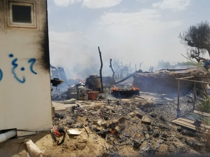مأرب.. وفاة امرأة وإصابة 3 آخرين باندلاع حريق في منزل أحد النازحين