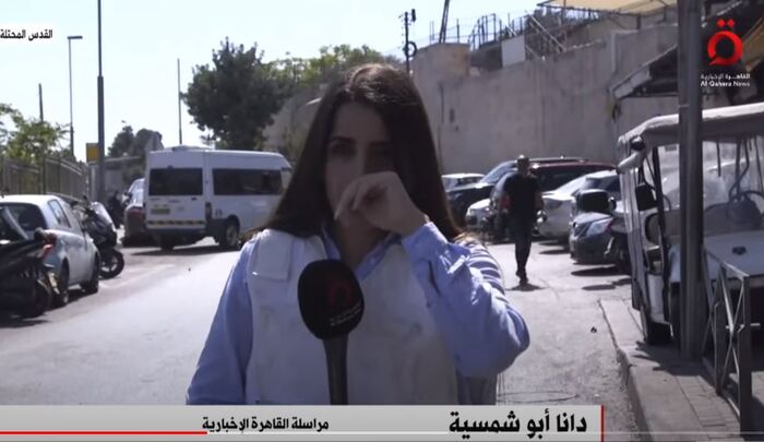 سلطات الاحتلال تطلق دانا ابو شمسية مراسلة القاهرة الاخبارية