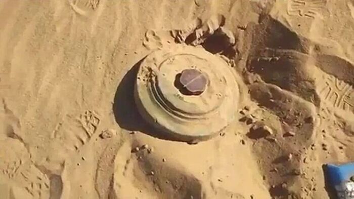إصابة مواطن جراء انفجار لغم حوثي في صحراء الجوف
