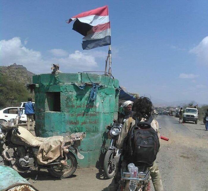 صورة تظهر سيطرة الجيش الوطني على نقطة "خاب" بمشارف مدينة دمت