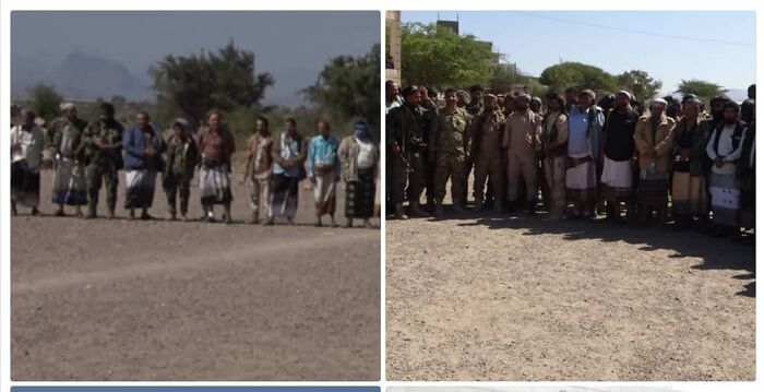 بحضور قيادات عسكرية ومحلية ومدنية.. صلح قبلي ينهي قضية قتل في مديرية قعطبة بالضالع